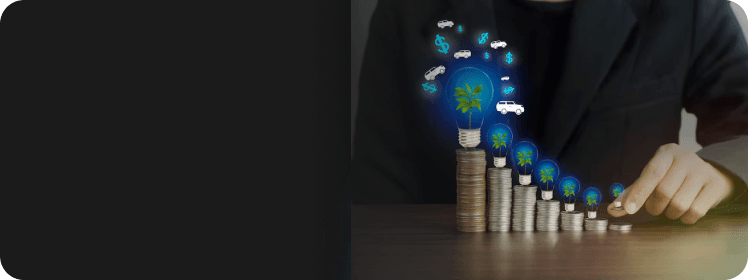 Investment growth concept